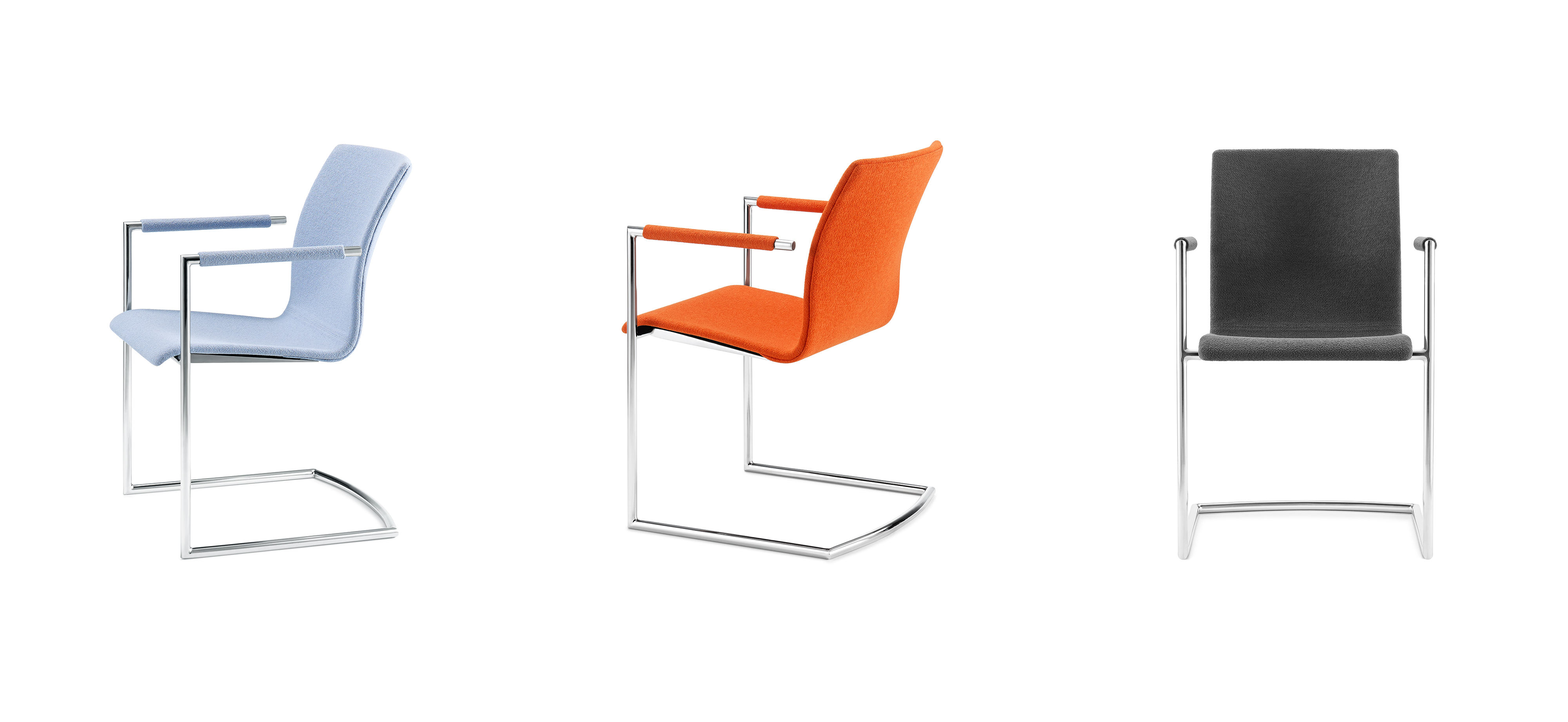 Axis Cantilever 3 Chairs