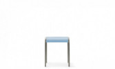 Viiva Stool or table 18 LtBl Raw Front