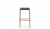 Viiva Stool 30 Uph Brs Front